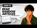 How to Read Random Articles in Wikipedia Updated 2026