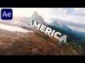 Camera Fly Through 3D Text Animation in After Effects - After Effects Tutorial No Plugins Required