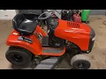 How to remove mower deck on a Ariens Tractor