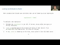 Attribute Lookup