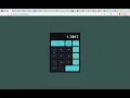 A simple calculator application using React JS