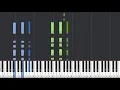 Download Lagu The Final Countdown - Piano Notes \u0026 Chords Tutorial | Easy Lessons