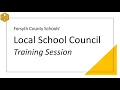 Forsyth County Schools 2023-2024 LSC Training Session