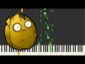 Download Lagu Plants Vs. Zombies | Loon Boon (Wall-nut Bowling) | Synthesia Piano Tutorial