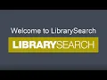 Welcome to LibrarySearch
