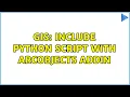 GIS Include Python Script with ArcObjects Addin