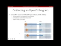 OpenCL Optimization 1 application overview