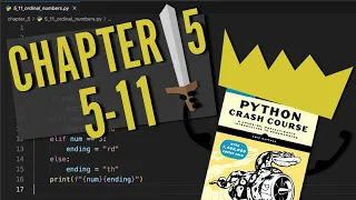 Python Crash Course Chapter 5 Try It Yourself 5-11 Beginner Python Problem Walkthrough