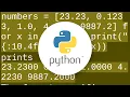How to format a floating number to fixed width in Python