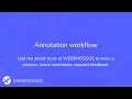 Simple annotation workflow with WEBKNOSSOS