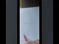 RED PEN VS Cute Girl with Doll |How to draw a girl with doll | Easy \u0026 simple drawing tutorial.