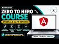 Angular Data Binding Explained Interpolation Property Event Two-Way Binding Zero to Hero
