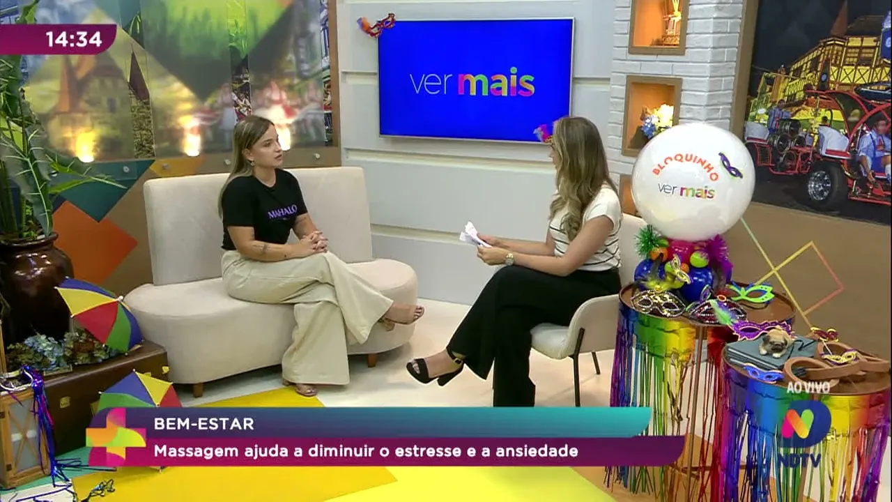 Massagem contribui para a diminuição do estresse e ansiedade