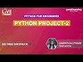 Python for Beginners - Live Session Course 8 Python Projects For Beginners Great Learning