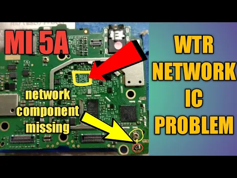 Download MP3 MI REDMI 5A WTR NETWORK IC PROBLEM & NETWORK MISSING COMPONENTS 100% SOLUTION #mobilerepairing