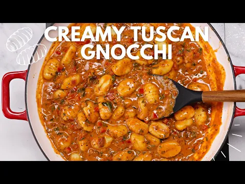 Download MP3 Easy Creamy Tuscan Gnocchi Recipe WOW!!