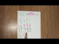 Adding 4 digit by 4 digit using Standard Algorithm