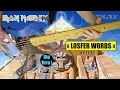 LOSFER WORDS big'orra, Bass Cover, Iron Maiden, with genuine drums!