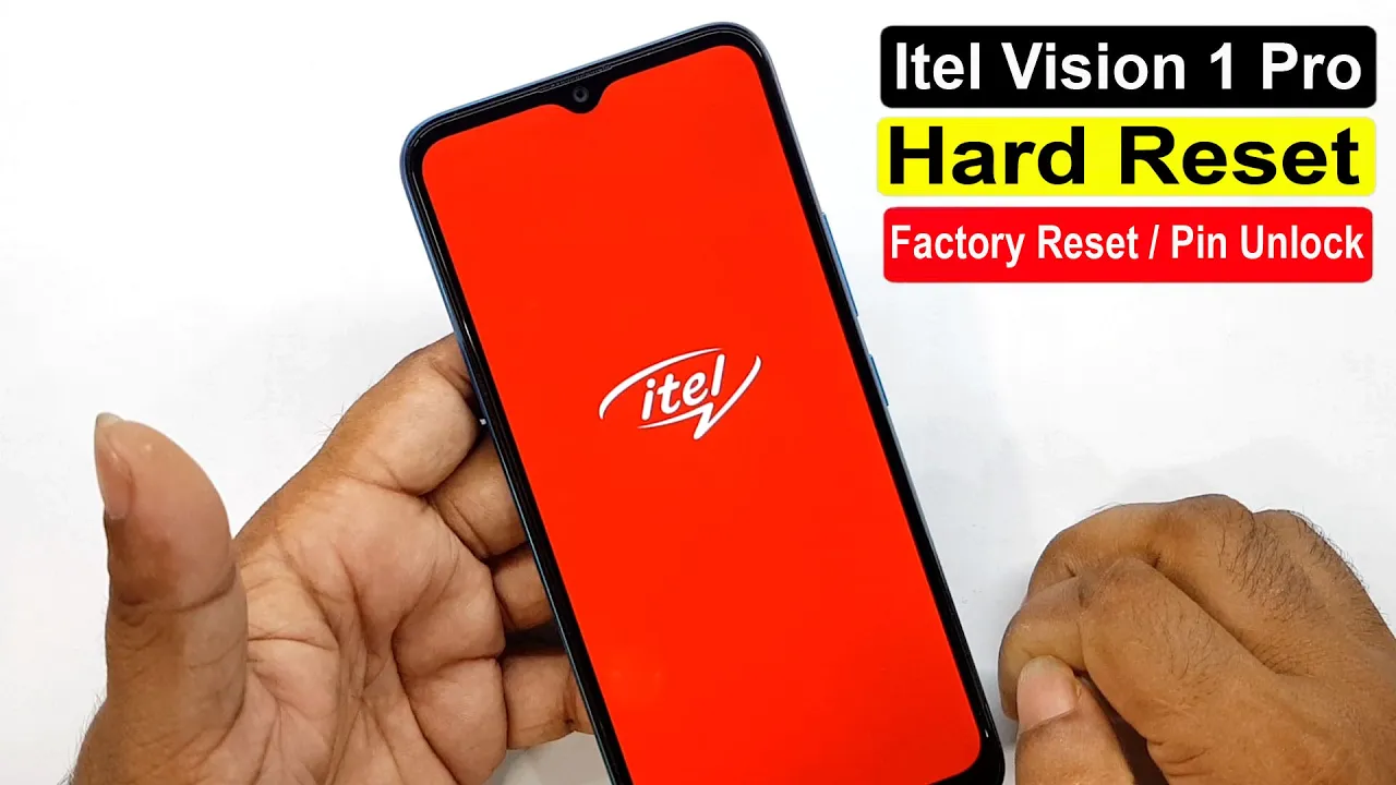 How to Hard Reset Itel Vision 1 Pro (L6502) Factory Reset & Pattern Unlock 2021 |