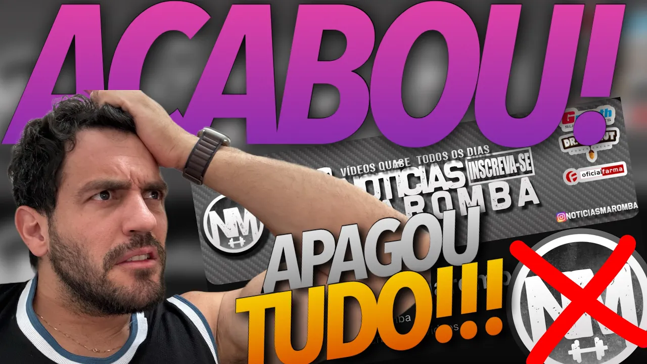 NOTÍCIAS MAROMBA PERDEU O CANAL INTEIRO! (Todos os vídeos apagados!) PQP!!!