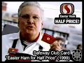 Safeway Club Card Easter Ham for Half Price Ad 1999
