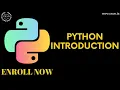 Python Tutorial for Beginners Introduction to Python