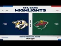 NHL Highlights | Predators vs. Wild - December 23, 2025