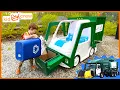 Trash day with kids ride on garbage truck landfill trip Educational how recycling works Kid Crew