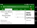 Basic HTML and HTML5 part 4 Fill in the Blank with Placeholder Text
