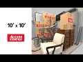 Access Storage 10x10 Unit Storage Size Guide