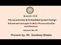 Microcontroller Embedded System Design AKTU Digital Education