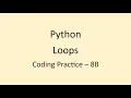 Coding Practice 8B Loops Python NxtWave CCBP