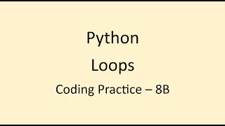 Coding Practice 8B Loops Python NxtWave CCBP