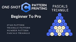 C Language Pattern Printing Pascal s Triangle More One-Shot Guide to Beginner to Pro