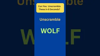 Unscramble Words Challenge unscramble the letters