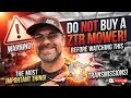 Don t Buy a ZTR Before Watching This Transmissions are the Most Important Thing on a Mower