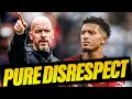 JADON SANCHO IS RECEIVING PURE DISRESPECT FROM TEN HAG