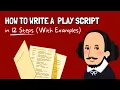 How To Write A Play Script in 12 Steps With Examples