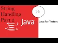 Java for Software Testers 15 String Handing - Part2