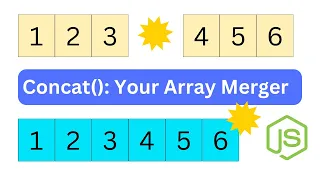 concat Array Method JavaScript Tutorial