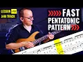 Fast Pentatonic Pattern Lesson (Guitar Lesson)