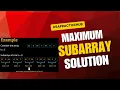 Maximum Subarray LeetCode Java Solution