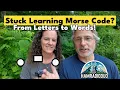 Jump from Morse Code Letters to Words
