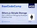 Effective Debugging Strategies Ultimate Web3 Solidity Javascript Course Lesson 5 Pt 1