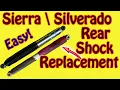 How to Replace Rear Shocks on a GMC Sierra or Chevy Silverado Replace Rancho W Bilstein 5100 Series