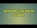 2 Spring C flow with an example Spring C flow