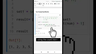 Python Exercises for Beginners How to Find Duplicates in a List using Set and List Functions