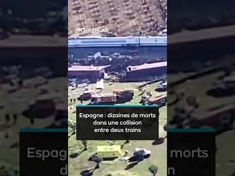 Espagne : dizaines de morts dans une collision entre deux trains