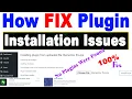 No Valid Plugins Were Found How to Fix the WordPress Plugin Installation Error