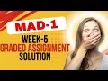 MAD1 week5 graded assignment solutions